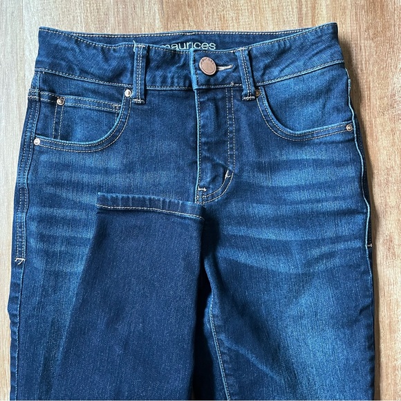 Maurices Everflex High-Rise Dark Wash Skinny Jeans‎ Women's 0 Long - Picture 1 of 9